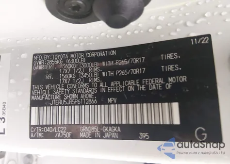 2023 Toyota 4Runner Trd Off Road Premium z USA, uszkodzony, nr VIN JTERU5JR5P6112866